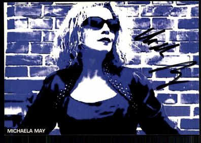 Michaela May Autogrammkarte Original Signiert ## BC 24723