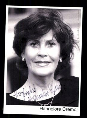 Hannelore Cremer Autogrammkarte Original Signiert ## BC 144766