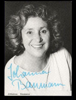 Johanna Baumann Autogrammkarte Original Signiert ## BC G 24660