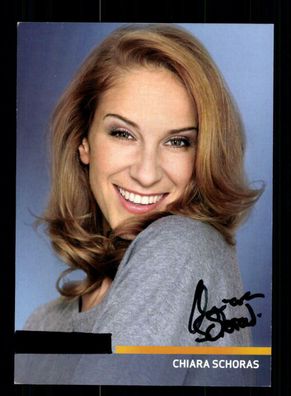 Chiara Schoras RTL Autogrammkarte Original Signiert ## BC 148354