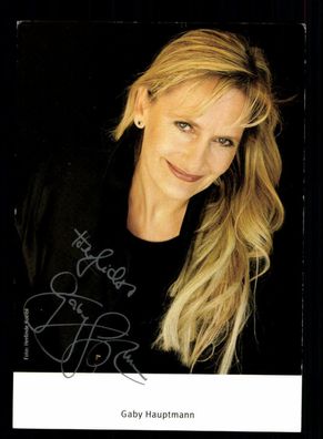 Gaby Hauptmann Autogrammkarte Original Signiert ## BC 148489