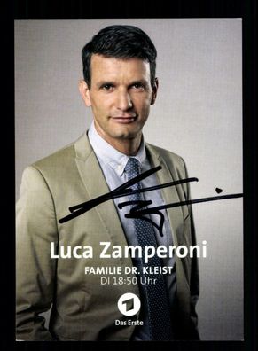 Luca Zamperoni Dr Kleist Autogrammkarte Original Signiert ## BC 148853