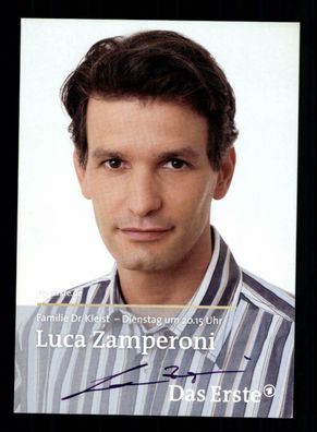 Luca Zamperoni Dr Kleist Autogrammkarte Original Signiert ## BC 148909