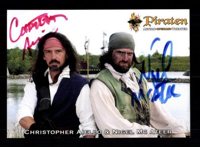 Christopher Aiello und Nigel Mc Ateer Autogrammkarte Original ## BC 149031