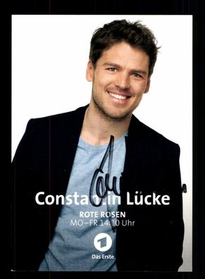 Constantin Lücke Rote Rosen Autogrammkarte Original Signiert ## BC 150634