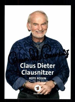 Claus Dieter Clausnitzer Rote Rosen Autogrammkarte Original Signiert ## BC150639
