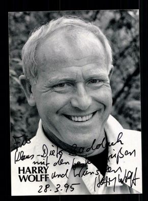 Harry Wolff Autogrammkarte Original Signiert ## BC 153343