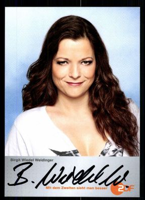 Birgit Wiedel Weidinger Bianca Wege zum Glück Autogrammkarte Orig Sign## BC 5879