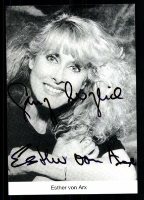 Esther von Arx Autogrammkarte Original Signiert ## BC 25569