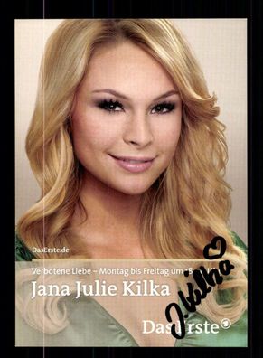 Jana Julie Kilka Verbotene Liebe Autogrammkarte Original Signiert ## BC 155490