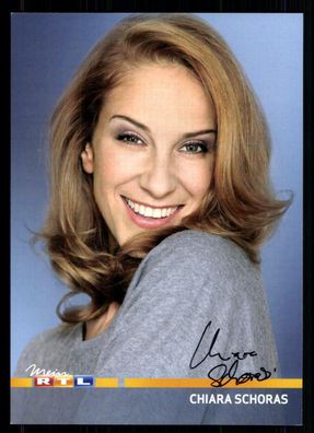 Chiara Schoras RTL Autogrammkarte Original Signiert ## BC 16735