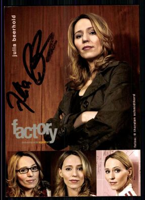 Julia Beerhold Factory Autogrammkarte Original Signiert ## BC 14168