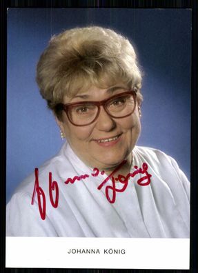 Johanna König Rüdel Autogrammkarte Original Signiert ## BC 14041