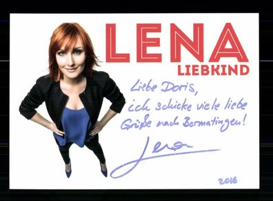 Lena Liebkind Autogrammkarte Original Signiert ## BC 159208