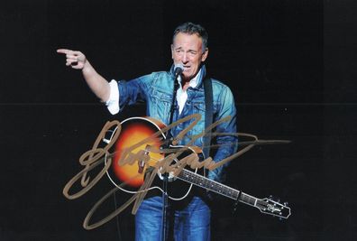Bruce Springsteen Autogramm Großfoto