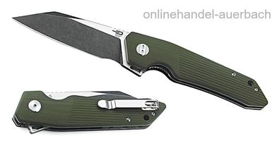 Bestech Knives Barracuda Green BG15B-2 Taschenmesser Klappmesser Messer