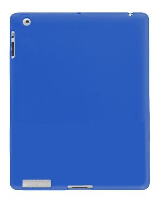 4-OK Cover Protek Solid für Apple iPad 3 und 4 in blau