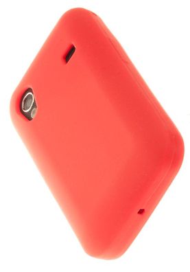 4-OK Silikon Tasche SiliColors für Samsung Galaxy Ace S5830 - Rot