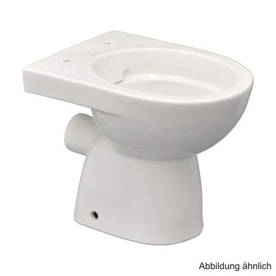 Geberit Stand-Tiefspél-WC Renova, Abg. waagerecht, spélrandlos, weiß, 500480012