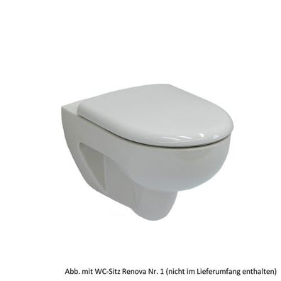 Geberit Wand-Tiefspél-WC Renova ohne Spélrand/ Rimfree, weiß, 203050000
