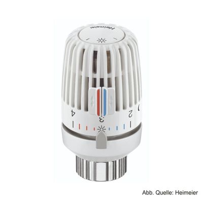 Heimeier Thermostat-Kopf VK mit Klemmverbindung (Direktanschluß VHK), weiß