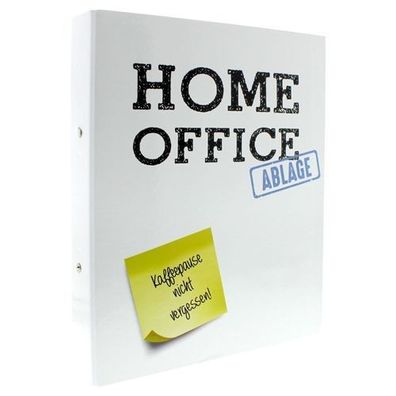 Trend Import Ordner Din A4 Spruch "Home Office Ablage" Scherzartikel Neuware