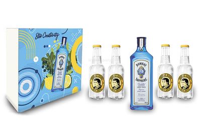 Bombay Sapphire Gin Tonic Set / Geschenkset - Bombay Sapphire London Dry Gin 0,