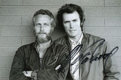 Clint Eastwood und Paul Newman Autogramm