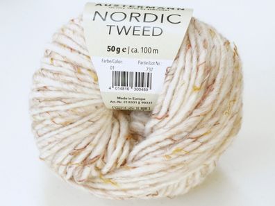 Nordic Tweed", Dochtgarn, 50g, Austermann, Winterwolle