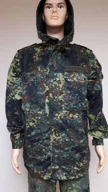 Original Bundeswehr Feldjacke Parka flecktarn Größe 16 gebraucht