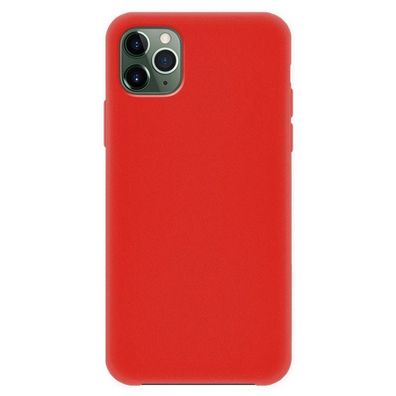 4-OK Silk Cover für Apple iPhone 11 Pro Max mit Samt-Innenfutter - Rot