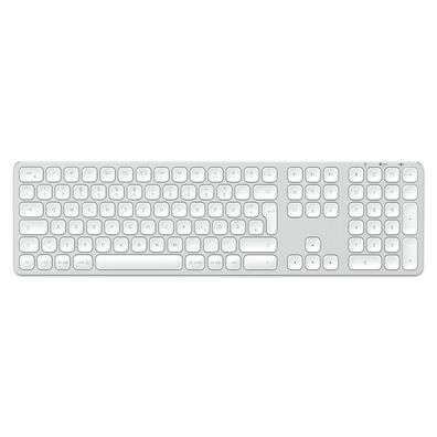 Satechi Bluetooth Keyboard Full in Deutsch aus Aluminium - Silber