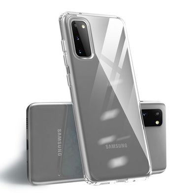 doupi UltraSlim Case Samsung S20 TPU Schutzhülle Silikon Soft Cover Clear Transparent