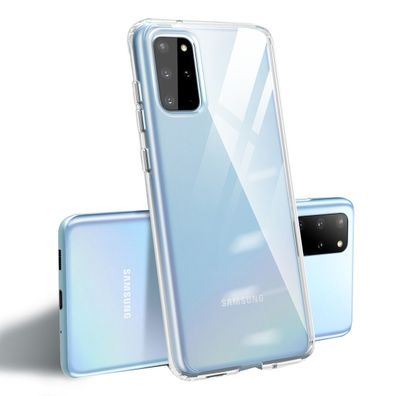 doupi Ultra Slim Case Samsung S20 Plus TPU Schutzhülle Silikon Soft Cover Transparent