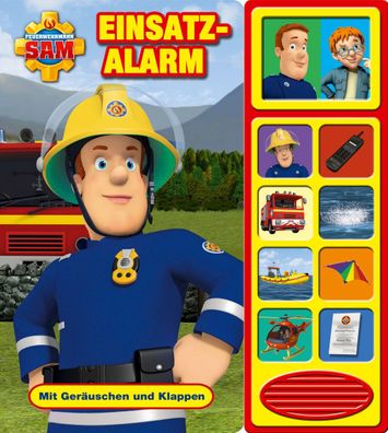 Feuerwehrmann Sam Einsatzalarm Klappen-Geräusche-Buch Feuerwehr