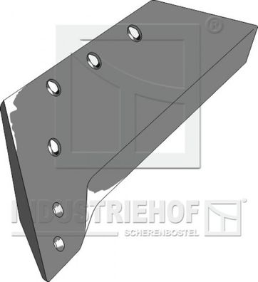 Wechselspitzenschar - 14" - links 34.0169-N4 zu Pflugkörper Typ N4 (Kuhn)