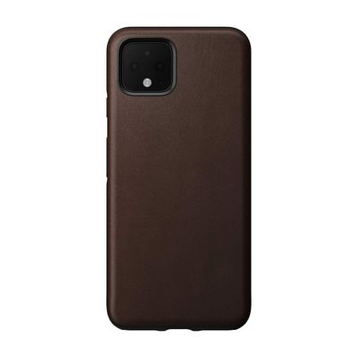 Nomad Case Leather Rugged Hülle für Google Pixel 4 XL - Rustic Brown (Braun)