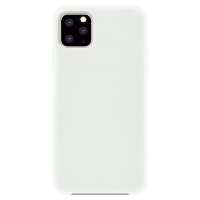 4-OK Silk Cover für Apple iPhone 11 Pro mit Samt-Innenfutter - Weiss