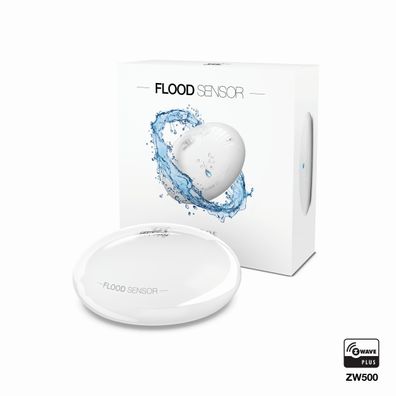 FIBARO Flood Sensor Wasserleck- und Temperatursensor - Weiss