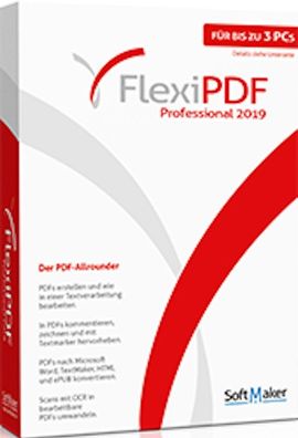 Softmaker Flexi PDF 2019 - Professional - 3 Benutzer - ESD