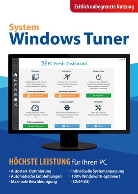 System Windows Tuner - Tuning - Speedup - Performance - PC Optimierung - ESD