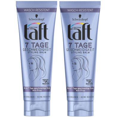 3 WETTER TAFT Balm 7 Tage Geschmeidigkeit style Anti Frizz Extra Starker Halt 3