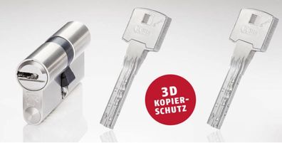 Abus Profil Profilzylinder System Bravus 3500 Magnet Modular in verschiedenen Längen