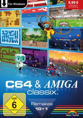 C64 und Amiga Classix - Remakes 10 + 1 - Klassiker - Retro - Download Version -PC