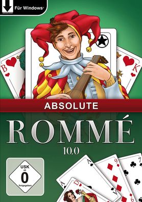 Absolute Romme 10 - Viele Sonderregeln - Kartenspiel - PC - Download Version-ESD