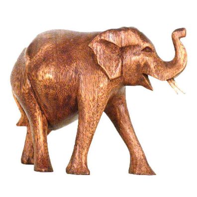 CocoMaison Elefant Statue Skulptur Elefantenskulptur Dekoration Deko Sockel 