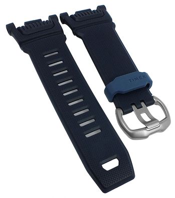 Timex Command Schock | Uhrenarmband blau Kunststoff weich | TW5M20500