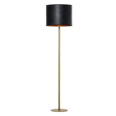 HOMCOM® Stehlampe Stehleuchte für Wohnzimmer Schlafzimmer Büro, schwarz Metall