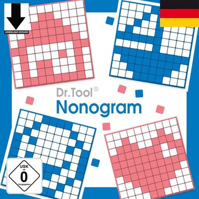Nonogram - Rätsel - Gehirn Training - Logik Spiel - PC - Download Version - ESD