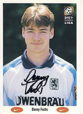 Danny Fuchs 1860 München 1996-97 Autogrammkarte + A 67213